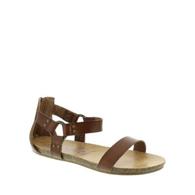 Blowfish Brown Whisky Brown 'Grabe' strappy sandals